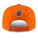 Men's Denver Broncos New Era Orange 2018 NFL Sideline Color Rush Official 9FIFTY Snapback Adjustable Hat 3062752